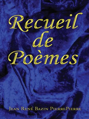 cover image of RECUEIL DE POÈMES